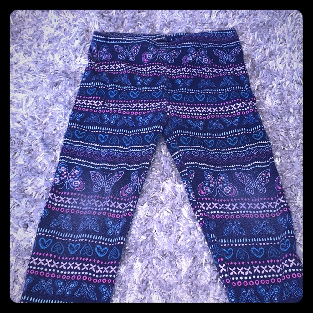 Girls Stripped Leggings